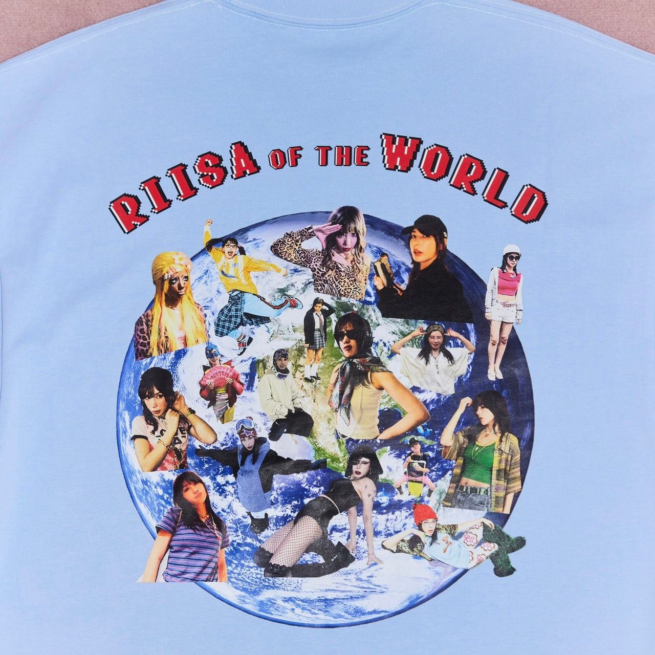 RE. 仲里依紗Tシャツ クリーム×ブルー FREE ❤️‍🔥FC限定GOODS 販売決定❤️‍🔥 FC限定のTシャツを2025.9/2(火)12